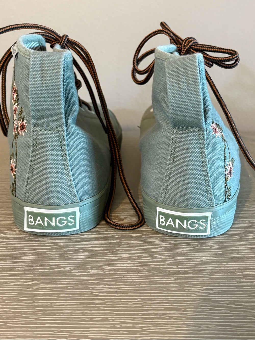 BANGS Shoes Sage Floral High Tops
 with Floral Embroidery - Picture 8 of 16